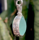 urchin orb genuine sea glass necklace necklace - tossed & found jewelry