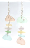 whimsical fish sea glass earrings (mulitple variations)