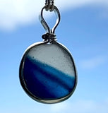 ocean wave Davenport sea glass necklace