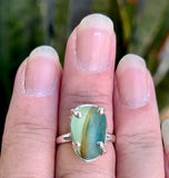 beach days genuine Seaham sea glass ring - tossed & found jewelry