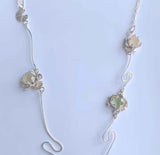 lily sea glass necklace - tossed & found jewelry