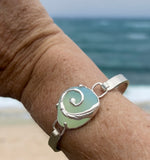 opalescent sea glass ocean swirl bracelet