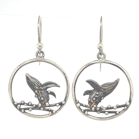 humpback whale earrings