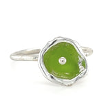 sea glass dot cup rings (multiple colors/sizes)