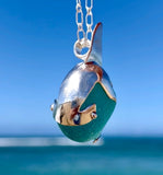 hammerhead shark sea glass necklace - tossed & found jewelry