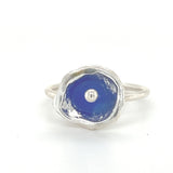 sea glass dot cup rings (multiple colors/sizes)