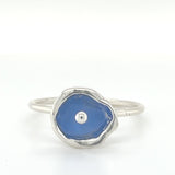sea glass dot cup rings (multiple colors/sizes)