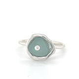 sea glass dot cup rings (multiple colors/sizes)
