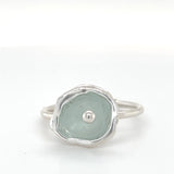 sea glass dot cup rings (multiple colors/sizes)