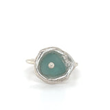sea glass dot cup rings (multiple colors/sizes)