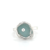 sea glass dot cup rings (multiple colors/sizes)