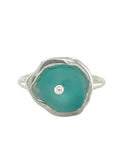 sea glass dot cup rings (multiple colors/sizes) - tossed & found jewelry