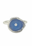 sea glass dot cup rings (multiple colors/sizes) - tossed & found jewelry